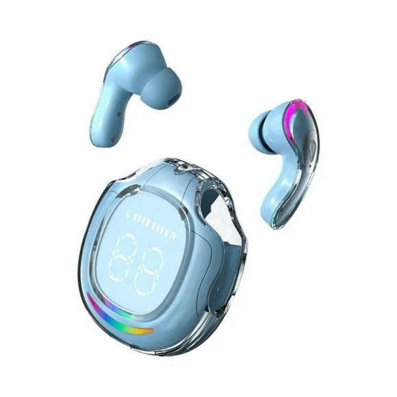 Audífonos Inalámbricos Transparentes Tws Ultrapods Azul