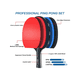 thumbnail image 2 of Kit Ping Pong 2 Paletas + 6pelotas + Red + Estuche Goat /r&c, 2 of 3