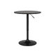 thumbnail image 1 of Mesa de Bar Regulable en Altura 60cm Diametro Full Negro, 1 of 6