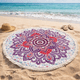 thumbnail image 2 of Toalla Redonda Mandala Rosado, 2 of 2