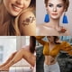 thumbnail image 5 of Tatuajes temporales adhesivos Zomme, 82 hojas, diseño de flores, 5 of 7