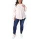 thumbnail image 2 of Agnes Orinda Conjuntos de Halloween para Mujeres Tallas Grandes Tops de Punto Acanalado Cuello Redondo Manga Larga Blusas Informales con Decoración de Botones 3X Rosa Claro, 2 of 5