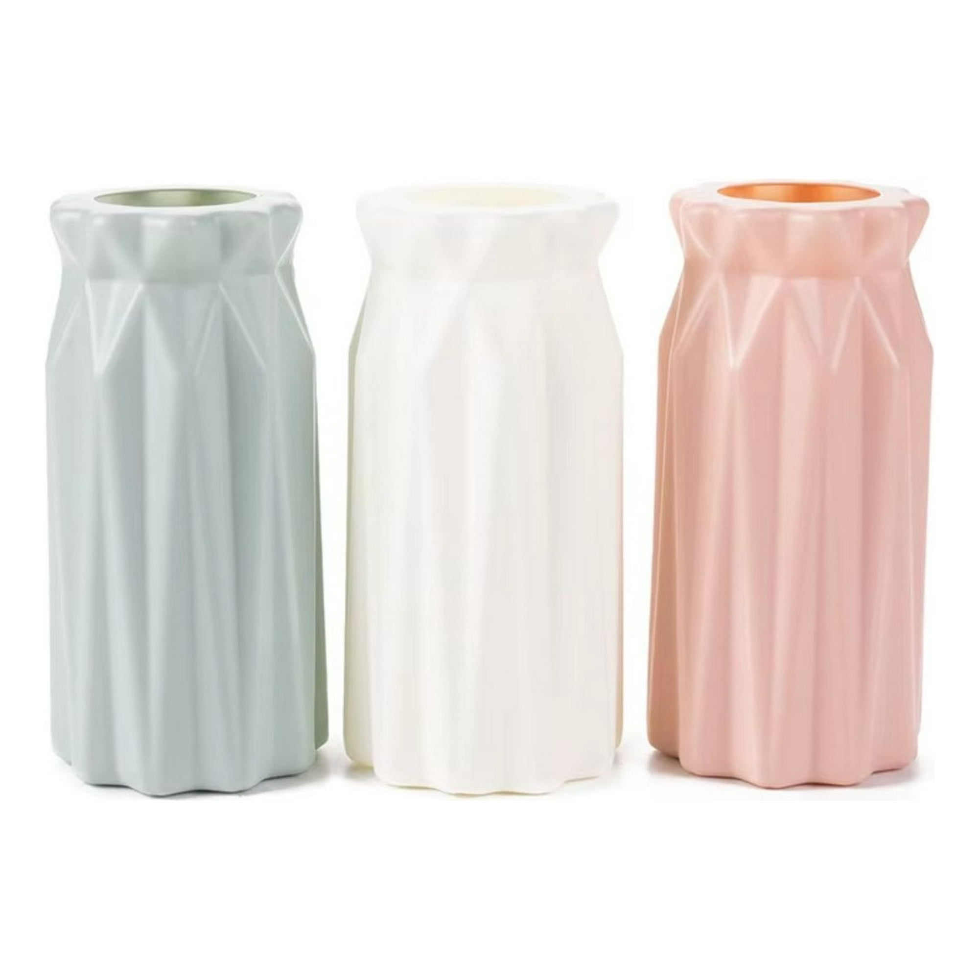 Genérico - Set 5 Floreros Creativo De Plastico Diseño Origami Lau