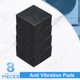 thumbnail image 3 of Uxcell 8 Paquete de Almohadillas de Goma Antivibración, 2" x 2" x 1" Almohadillas Cuadradas de Goma Absorbentes de Impactos, Protector Antideslizante para Lavadora Secadora Compresor, 3 of 6
