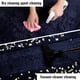thumbnail image 5 of Alfombra PAGISOFE, azul marino, 122 x 183 cm, mullida y antideslizante, 5 of 8