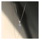 thumbnail image 3 of Collar Plata Punto De Luz Circon 40 Cm, 3 of 6
