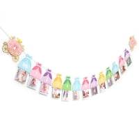 Beaded - Banner Con Foto De Princesa De 12 Meses Para Fiesta De Cumpleaños De Princesas