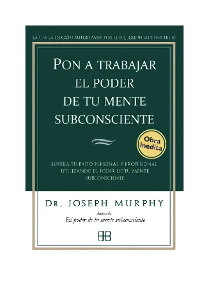 Arkano Books - Libro Pon A Trabajar El Poder De Tu Mente Subconciente Jo