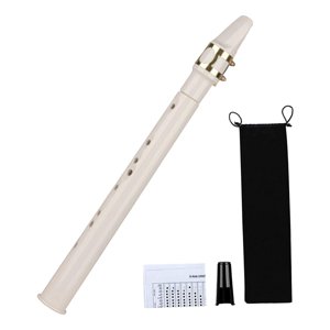 Bothyi - Mini Saxofón De Bolsillo Instrumentos Profesionales Para Amantes De La Música Adulto Niños Blanco