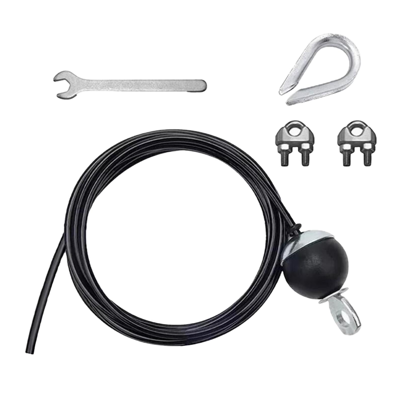 Magideal - Cable De Repuesto Para Gimnasio, Polea De Fitness, Diámetro De Cable De 6 Mm, Para Gimnasio En Casa, Accesorios Para Máquinas De Poleas Para Equipos D 35 M