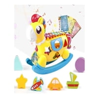 Genérico - Metalofono Musical De Jueguete Diseño Caballito Amarillo