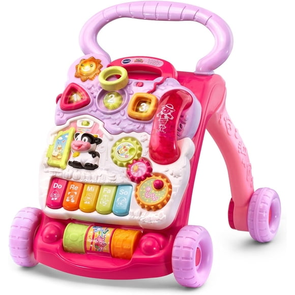 Andador VTech SittoStand Rosa Bandeja Desmontable