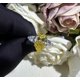 thumbnail image 2 of Anillos de Boda de Plata Esterlina de 4 Quilates Anillo de Diamante Simulado Amarillo/morado con CZ de 4 Puntas Anillo de Compromiso en Forma de Lágrima y Pera Anillo de Promesa Nupcial, 2 of 7