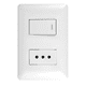 thumbnail image 2 of Pack 10 Tomacorriente 10a 250v Interruptor 9/12 10a 250v Blanco, 2 of 3