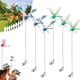 thumbnail image 1 of 12 clips libélula repelente insectos 3D artificial decoración jardín sombrero, 1 of 8