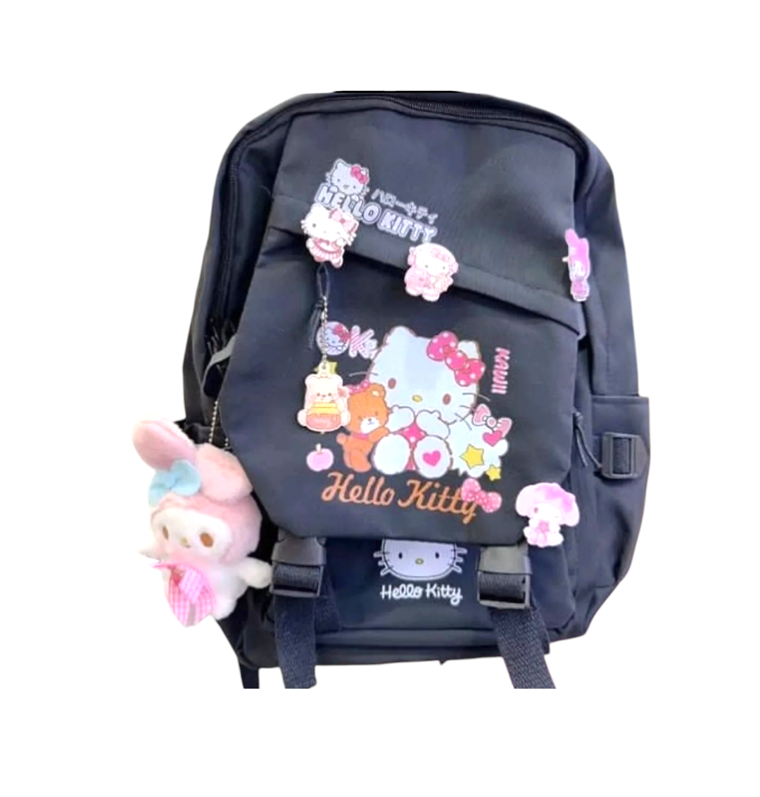 Genérico - Mochila Kitty Con Accesorios Para Decorar