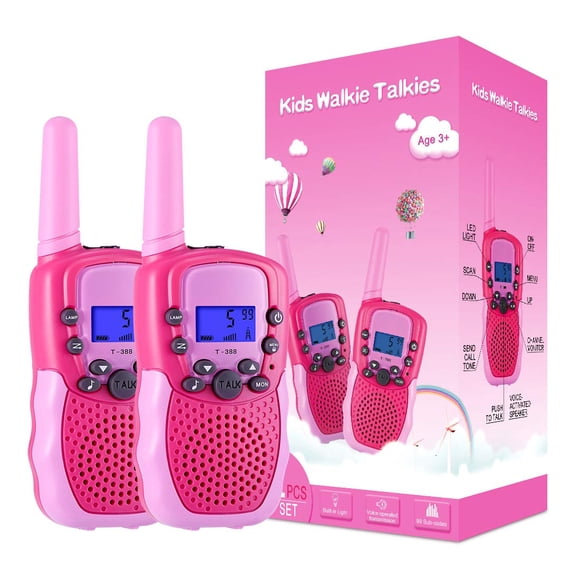 Walkie Talkies Selieve para niños de 3 a 12 años, 22 canales