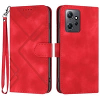 Funda Foxdock Para Xiaomi Redmi Note 12 4G – Tipo Libro Con Soporte, Billetera, Correa Y Diseño Elegante