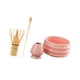 thumbnail image 1 of Juego De Té Matcha, Regalo Para Amantes Del Té, Batidor De Matcha De Bambú Hecho A Mano Y Soporte Rosa, 1 of 5