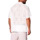 thumbnail image 3 of INSPIRE CHIC Edición Camisa de Hombre de Encaje Hueco con Botones de Manga Corta Transparente de Malla S Blanco, 3 of 5