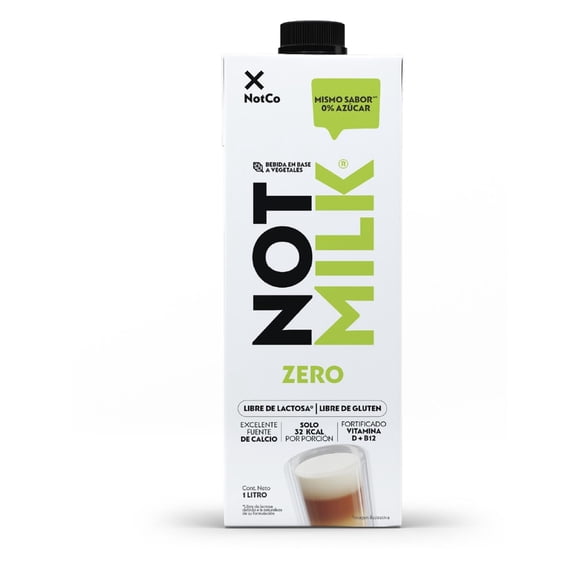 Bebida Vegetal NotMilk Zero, 1 L