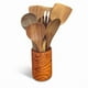 thumbnail image 1 of Set de Utensilios de Cocina 8 pzs Madera Natural, 1 of 7