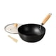 thumbnail image 4 of Sartén Wok De Hierro Para El Hogar, Sin Revestimiento, Para Cocina De Inducción, Antiadherente, 18 Cm, 4 of 5