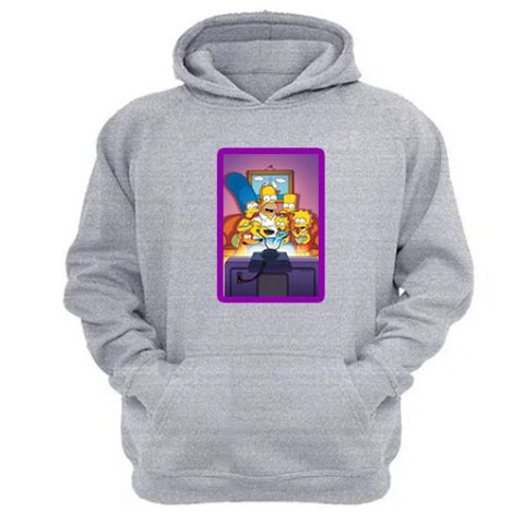 Genérico - Polerón Canguro Familia Amarilla Gris Claro Talla L Unisex