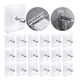 thumbnail image 1 of 20 Pcs Adhesivo De Tornillo De Gancho De Pared Soportar 5 Kg, 1 of 3
