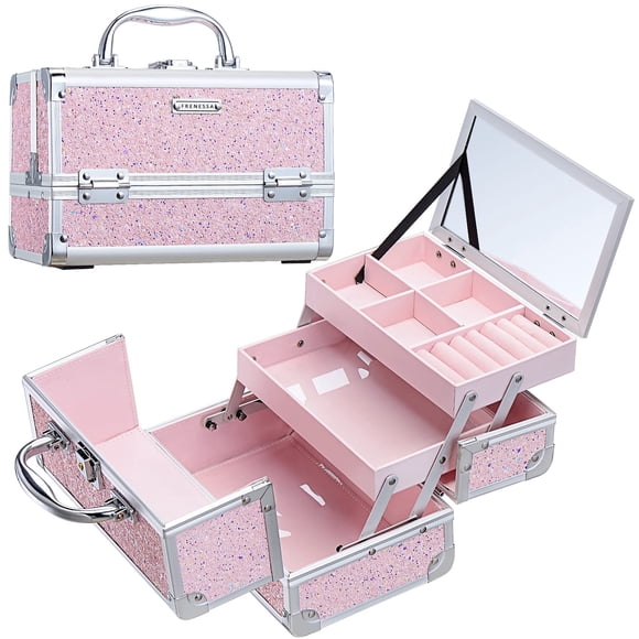 Estuche De Viaje Para Maquillaje Con Espejo