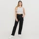 thumbnail image 4 of Polera Mujer Sin Mangas Crop Gris Melange Corona, 4 of 5