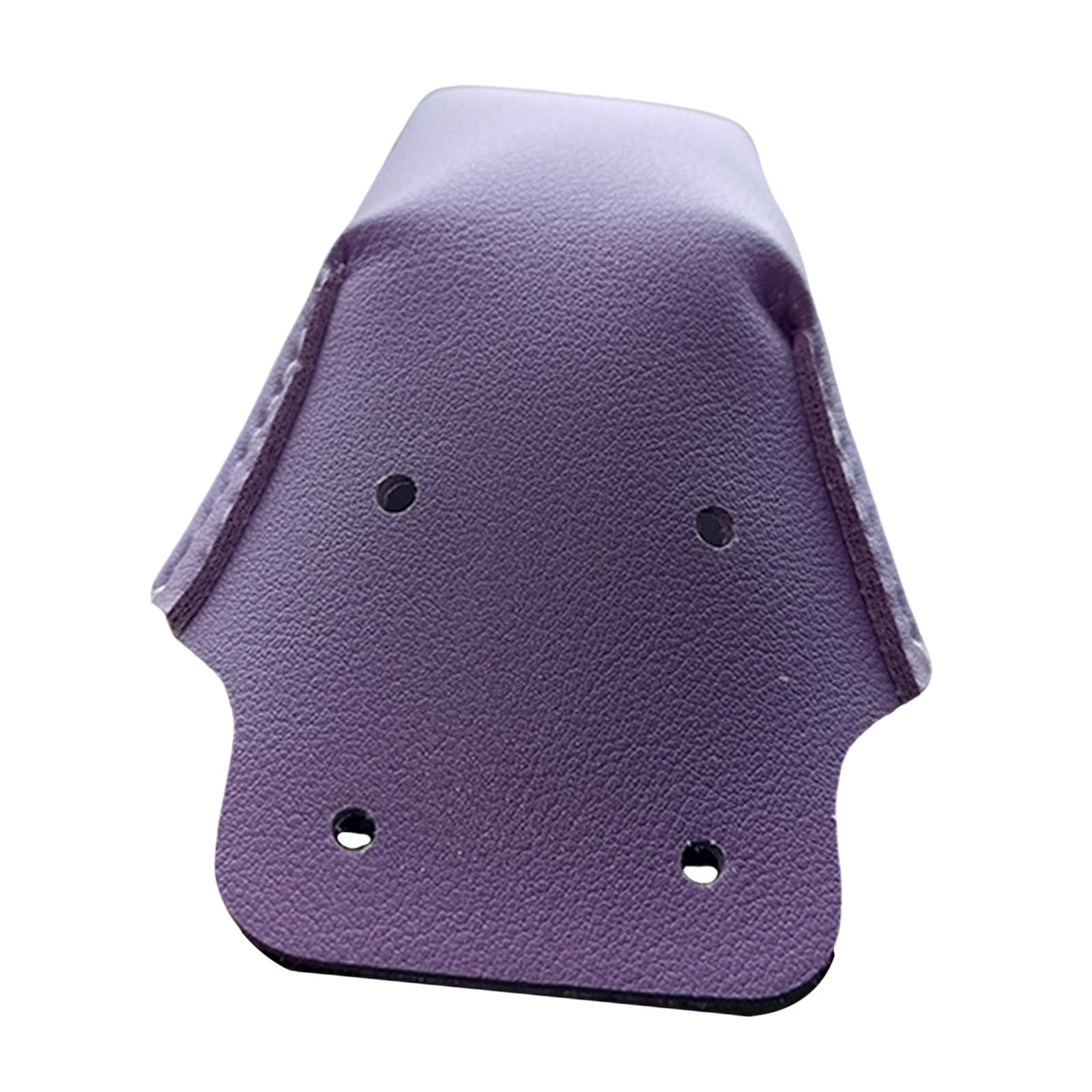 Magideal - 1 Uds Protector Del Dedo Del Pie Del Patín De Ruedas De Cuero Pu Reemplazar La Cubierta Del Dedo Del Pie Extraíble Fácil De Instalar Protector Del Zap Púrpura