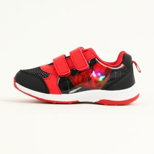 Zapatilla Con Luces Niño Spiderman Arachnosprint Negro Marvel