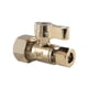 thumbnail image 1 of Válvula de cierre Kingston Brass Baseline de 5/8 pulgadas x 3/8 pulgadas OD, 1 of 2