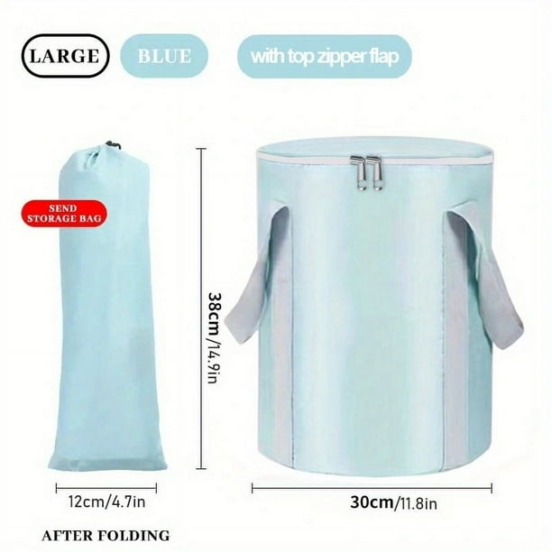 Relax and Refresh Anywhere with our Collapsible Foot Bath Basin - Portable, Washable, and Stylish! Perfect for Traveling, Camping, and Outdoor Activities. Available in Pink, Blue, and Grey. Best Gifts