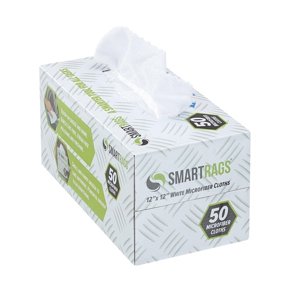 Paños de limpieza de microfibra Arkwright Smart Rags, paquete de 50