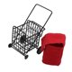 thumbnail image 3 of casa de mu?ecas carrito de compras de metal en miniatura con bolsa roja ni?os pretender jugar juguete, 3 of 6