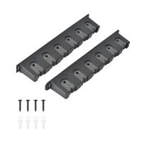 Ioensy - Soporte Para Caña De Pescar Montado En La Pared Para Palos De Hockey Restaurantes Salas De Billar Negro Horizontal