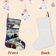 thumbnail image 3 of Clásicos de Cuentos de Hadas de Grimm Tema: Calcetines de Navidad, fino lino blanco para colgar en escaleras y chimenea, decoración navideña para el hogar, regalo de Navidad.54cm×38cm, 3 of 5