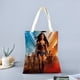 thumbnail image 2 of Wonder Woman Bolso de tela con estampado de lienzo para mujer, bolsa de compras reutilizable y estética, con cremallera interior, regalo para mujer, 35 × 40 cm., 2 of 6