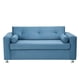 thumbnail image 1 of Sofa Vivo 3c Felpa 12 Azul Petroleo, 1 of 5