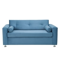 Bodevir - Sofa Vivo 3C Felpa 12 Azul Petroleo