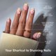 thumbnail image 4 of Uñas Postizas Glamnetic Limonata Cortas Squoval con Puntas Francesas, 4 of 9