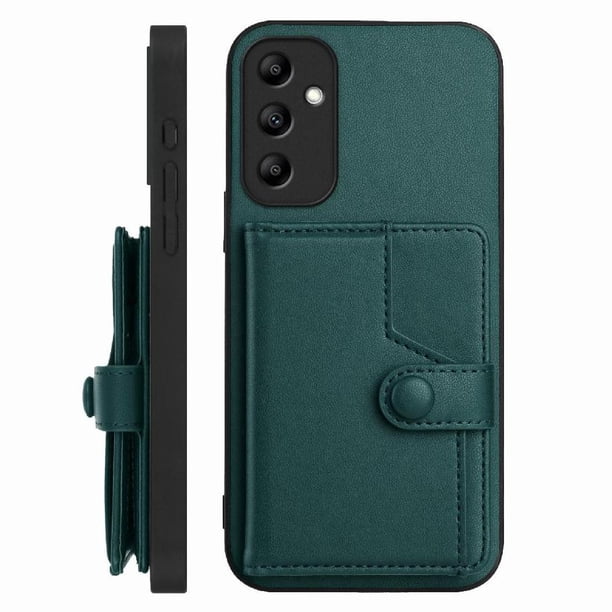FOXDOCK Funda para SAMSUNG Galaxy A14 con Bloqueo RFID - Diseño Elegante con Cierre de Botón
