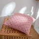 thumbnail image 2 of Funda De Cojín 45x45cm Estilo Nordico Boho Lace Shell Acrilico Tejido Larentia Rosa Palo Rosa Pálido, 2 of 8