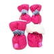 thumbnail image 2 of 4 Uds. Botas Para Perros, Zapatos Para Perros, Cubierta Para Correr, Suelos De Madera Dura Al Aire Libre, 1 Rosa Roja, 3,5x2,5 Cm, 2 of 5