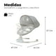 thumbnail image 2 of Silla Mecedora Bebe Inalambrica Safebaby Bluetooth Gris, 2 of 5
