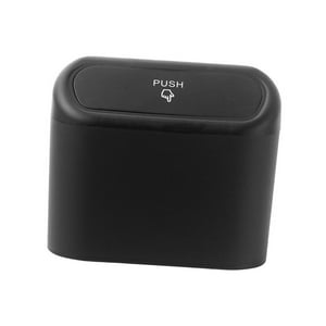 Genérico - Mini Cubo De Basura Para Coche, Organizador De Basura Para Oficina Y Coche, Color Negro