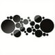 thumbnail image 1 of 24/26pcs, 3D Acrylic Mirror Wall Sticker, Round Mirror, DIY TV Background Room Sticker Wall Decoration, Bedroom Bathroom Wall Decoration, Home Decor, 1 of 5