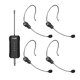 thumbnail image 1 of Sistema de micrófono para auriculares inalámbricos ealsem ES-384 4 canales UHF, 1 of 3